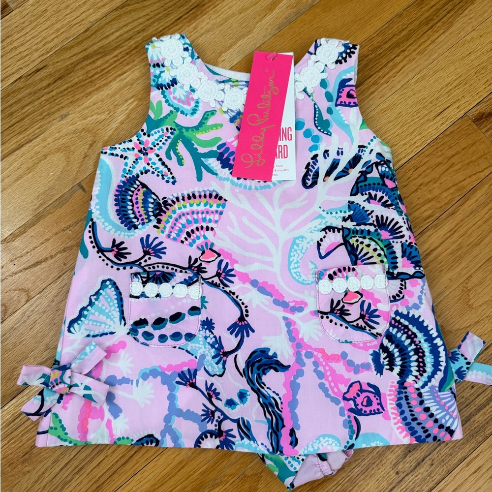 Lilly Pulitzer BNWT baby shift dress 6-12 months